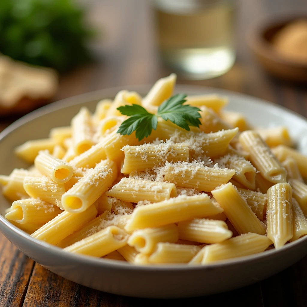 penne alfredo