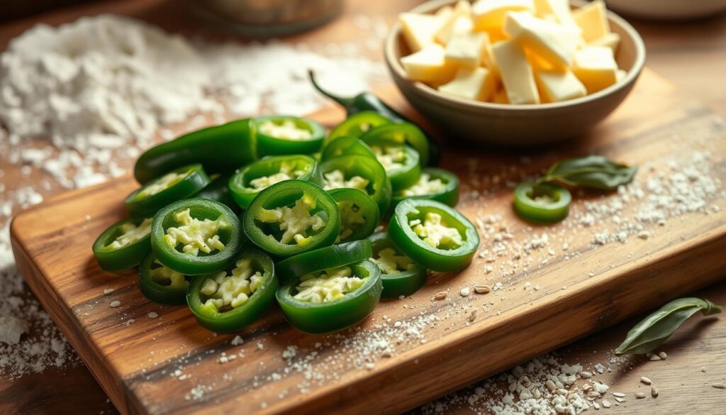 Jalapeno Preparation for Spicy Bread Jalapeno Preparation for Spicy Bread