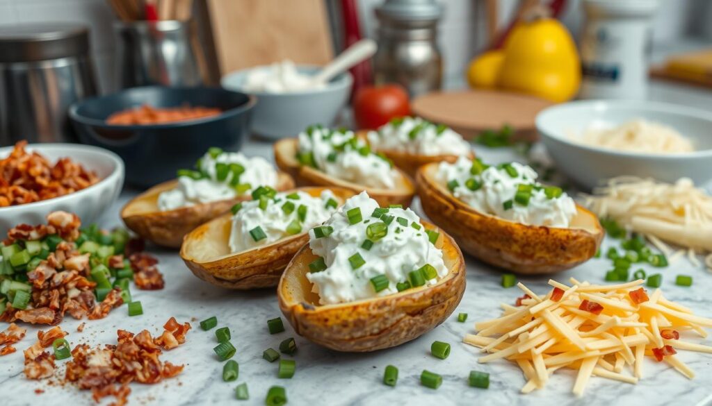Potato Skins Preparation Potato Skins Preparation
