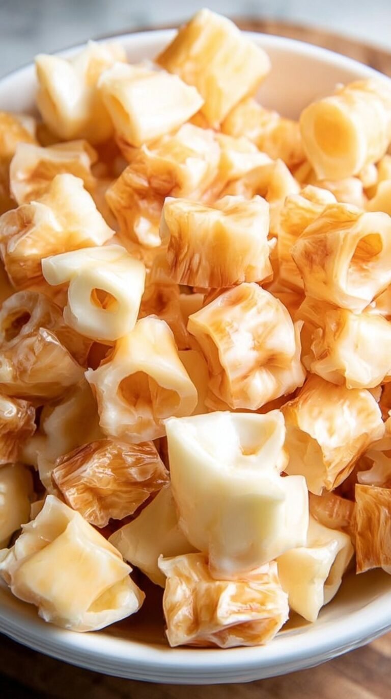 Golden puffed keto cheese popcorn on a parchment-lined baking sheet