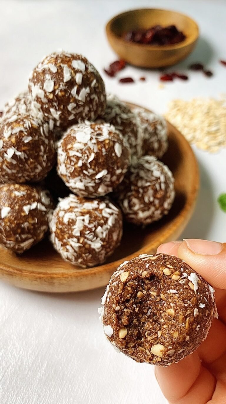 A tray of smooth chocolate protein balls lined with parchment paper.