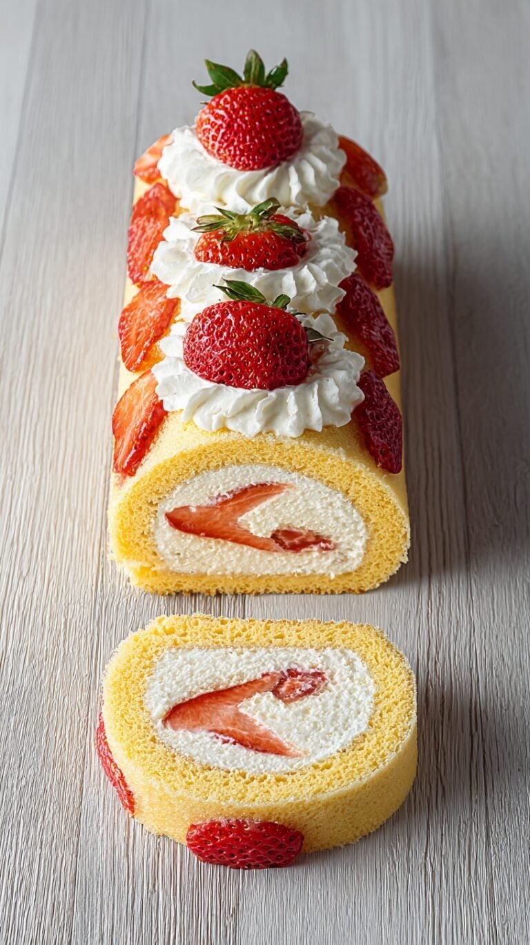 Golden fried dessert rolls with a creamy strawberry center and a pink cookie crumble coating.