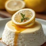 A creamy lemon cheesecake bowl topped with fresh raspberries and crushed graham crackers