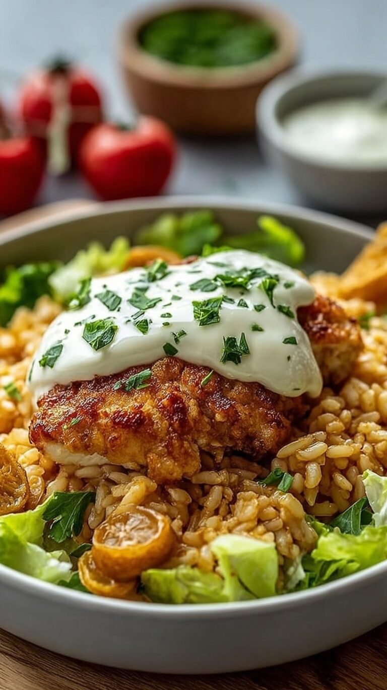 A fresh Spring Chicken Caesar salad topped with sliced chicken, green snap peas, and golden crispy rice clusters.