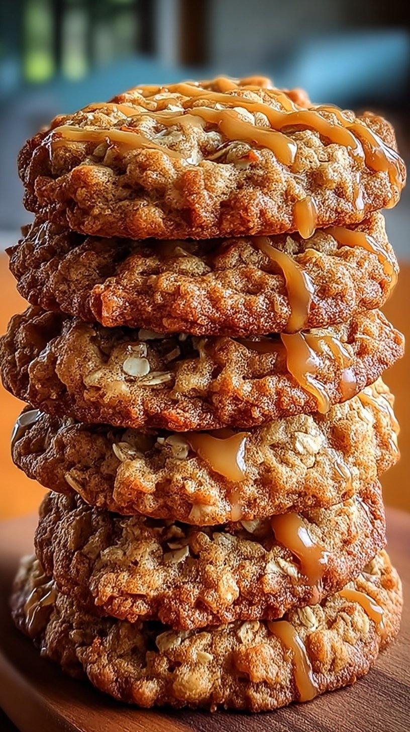 A pile of soft carrot cake oatmeal cookies on a cooling rack with grated carrots nearby