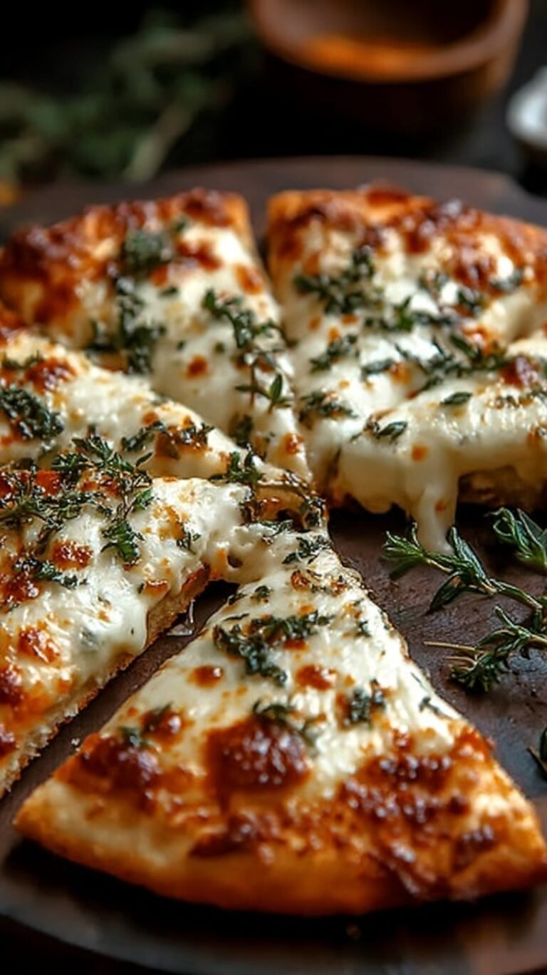 A golden brown baked cottage cheese pizza crust on parchment paper ready for toppings.