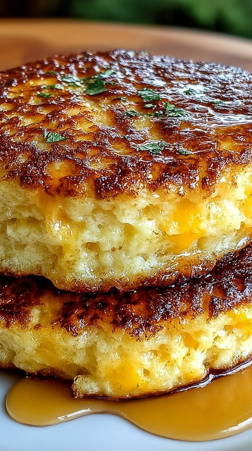 Golden brown sausage and cheddar egg bites in a muffin tin topped with green onions